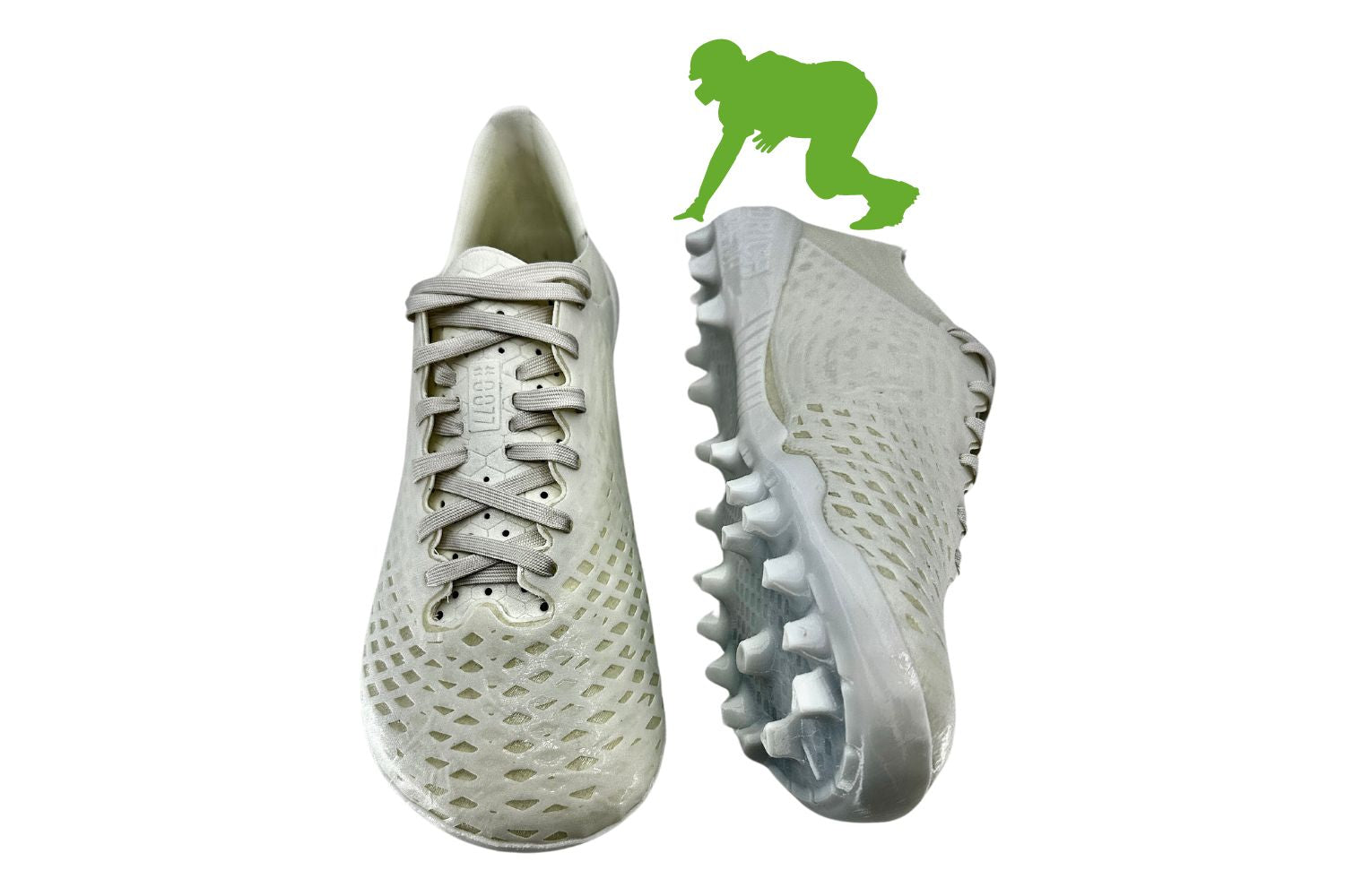 size 7 wide football cleats
