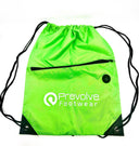 Prevolve drawstring tote bag — branded athletic bag for custom cleat orders