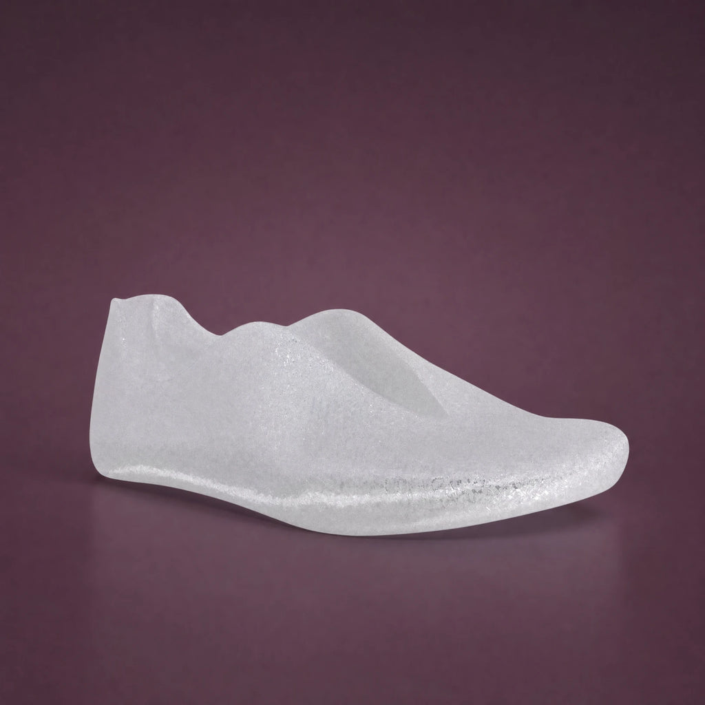 3D Custom Fit Sock side view, printed to match your foot scan