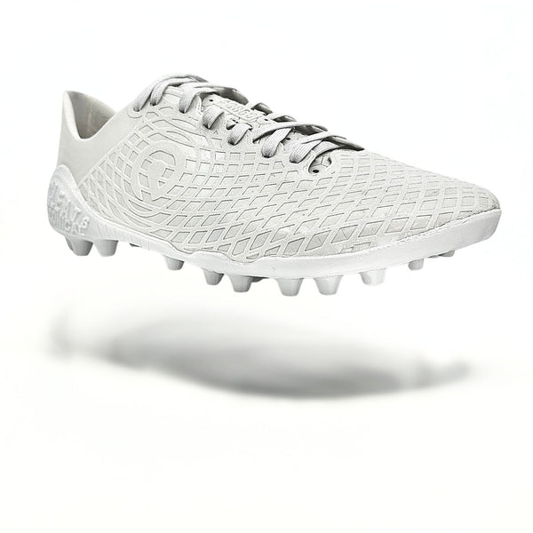 Custom Soccer Cleats - White Out - AG Conical