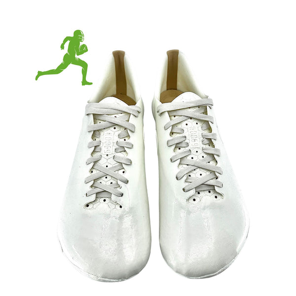 Custom Football Cleats - White Out