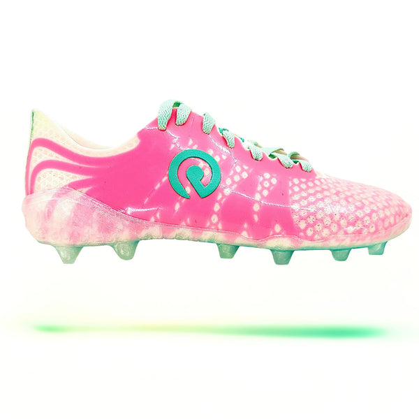 Custom Football Cleats - Miami Vibes - FG Bladed