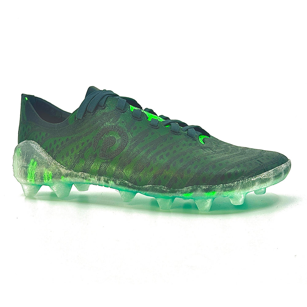 Custom Soccer Cleats Prevolve Green FG Conical – Prevolve Footwear