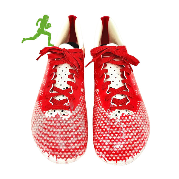 Custom Football Cleats - Red Run