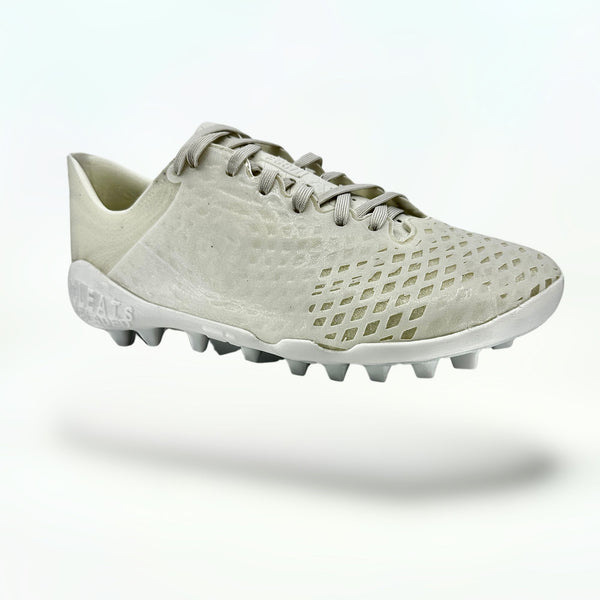 Custom Football Cleats - White Out - AG Bladed