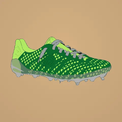 3D-Custom Fit Baseball Cleat, custom colors, 5 Stud Metal Blade