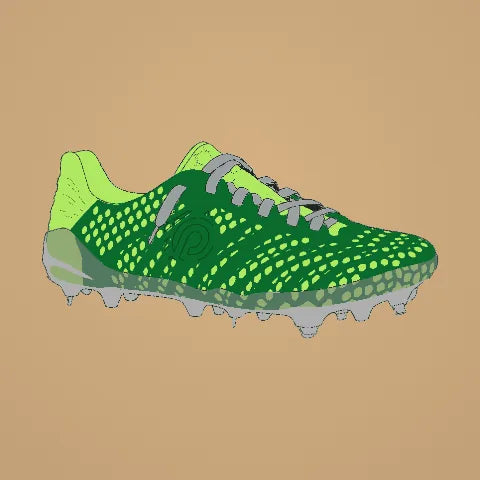 3D-Custom Fit Baseball Cleat, custom colors, 7 Stud Metal Blade
