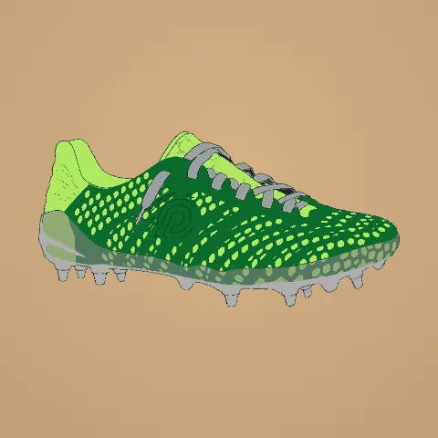 3D-Custom Fit Soccer Cleat, custom colors, SG 8 Metal Conical Studs